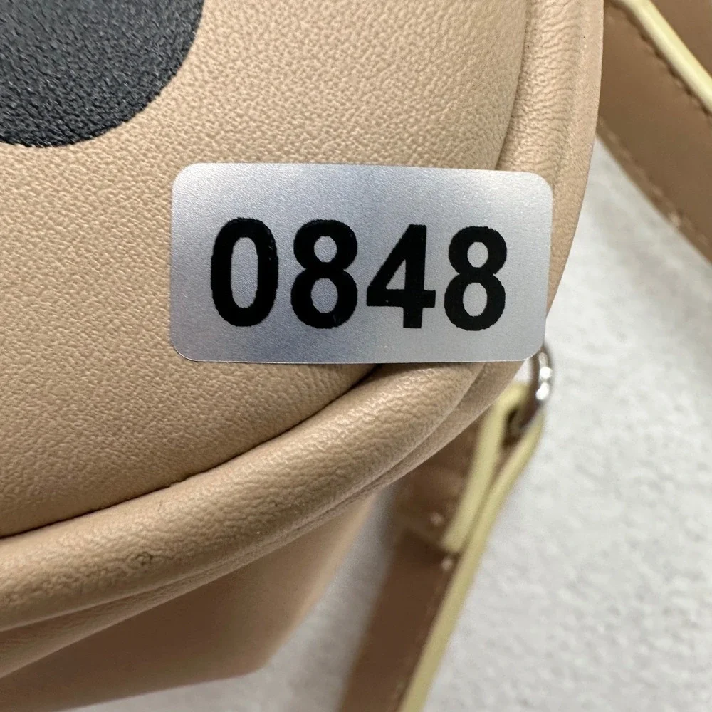 Boba‎ Tribe Mini Backpack Beige Kawaii Milk Tea Convertible Crossbody Bag